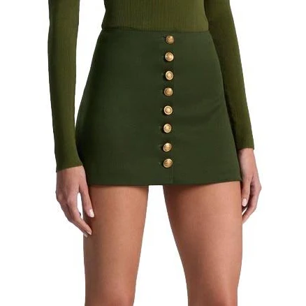 Alice + Olivia Rubi Mini Women Skirt - GreenAlice + Olivia Rubi Mini Women Skirt - Green