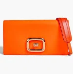Viv 'choc Roger Vivier Leather Crossbody Bag