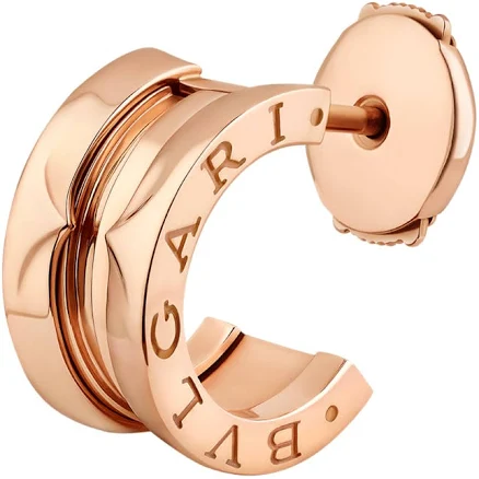 Bvlgari B.zero1 18kt Rose Gold Hoop Earring