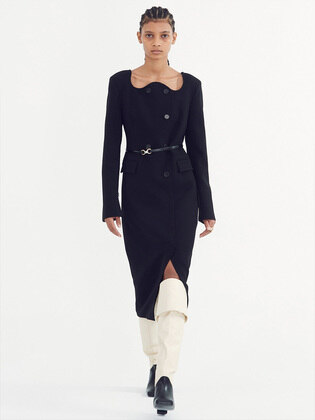 Signature Neck Dress