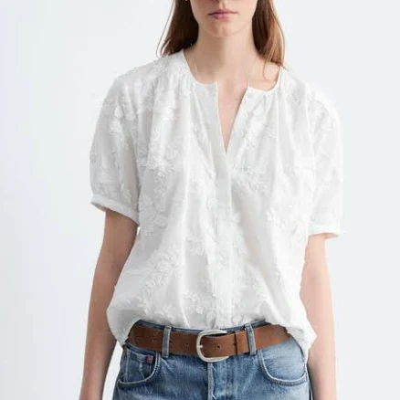 & Other Stories Oversized Puff-Sleeve Blouse