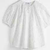 Oversized Puff-Sleeve Blouse - White - & Other Stories GG