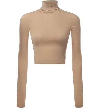 Alaïa Roll-Neck Cropped Top - IT38