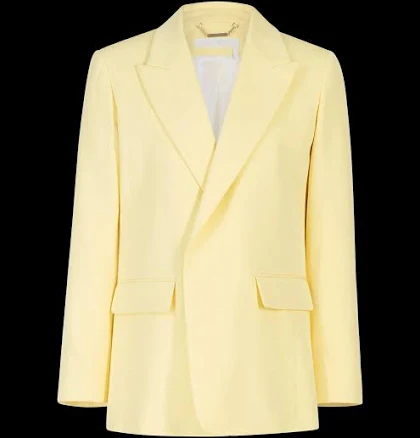 Chloe Women's Classic Tailored Silk Blazer Jacket
