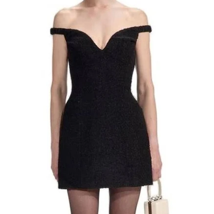 Self-Portrait Boucle Mini Dress - UK6