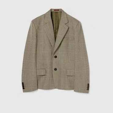Gucci Prince of Wales Wool Jacket