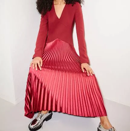 PAINTER PLEated Satin Dress