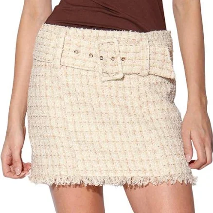Walter Baker Vivian Tweed Mini Skirt