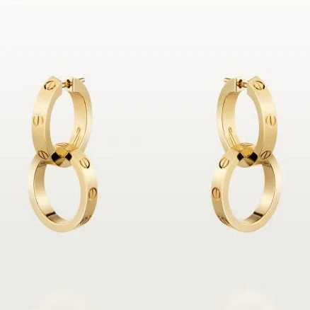 CARTIER Love 18ct Yellow-Gold Hoop Earrings