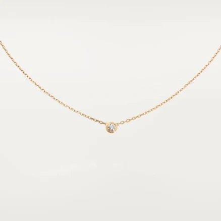 Cartier d'Amour Yellow Gold Diamond Necklace