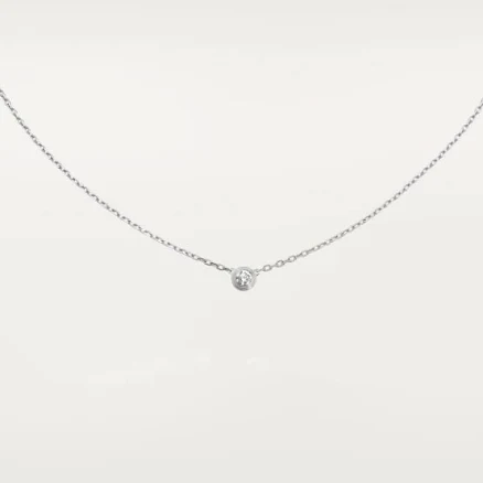 Cartier D'Amour White Gold Diamond Necklace