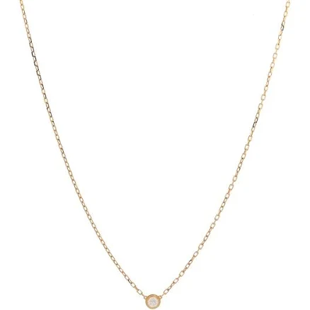Cartier d'Amour 18ct Rose-Gold Diamond Necklace