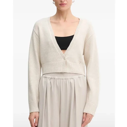 Women's V-Neck Button Cardigan
