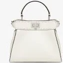 Peekaboo Mini , White, One Size- Fendi
