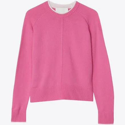 Relaxed Crewneck with Contrast Trims