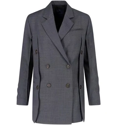 Eudon Choi Double-Breasted Virgin Wool Blazer