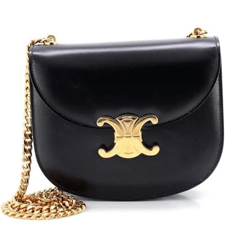 Celine Triomphe Besace Clea Flap Bag