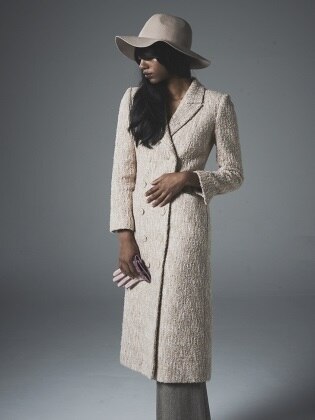 Pink Dream Tweed Coat