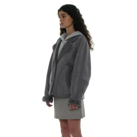 PARTIMENTO WOMEN Suede Shearling