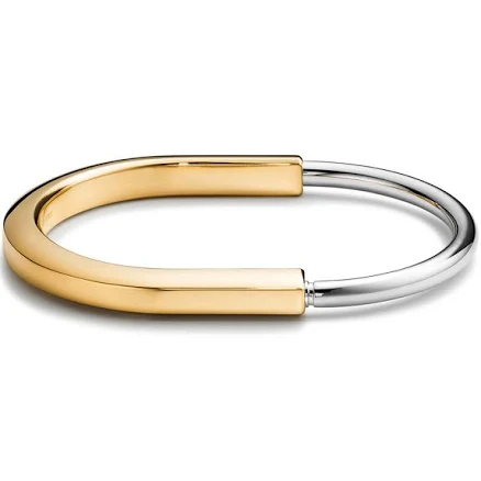 Tiffany Lock Bangle Gold
