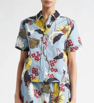 Marni Women's Multicolor Cotton Pattern Shirt