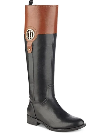 Tommy Hilfiger Womens Knee High Riding Boots
