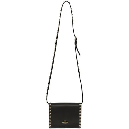 Valentino Garavani Women's Rockstud Grainy Leather Crossbody Bag