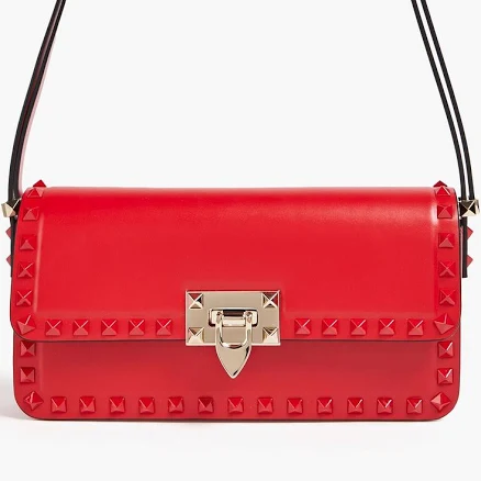 Valentino Garavani Rockstud23 Calfskin Shoulder Bag