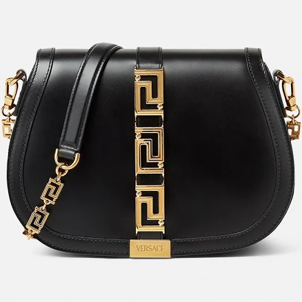 Versace Greca Goddess Large Shoulder Bag