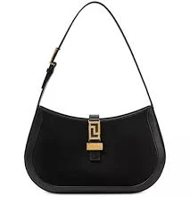 Versace Greca Goddess Leather Hobo Bag