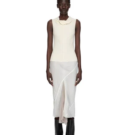 Rick Owens Temple Sliced Midi Dress