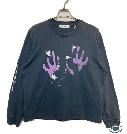 men Our Legacy Navy Tour long sleeve t-shirt