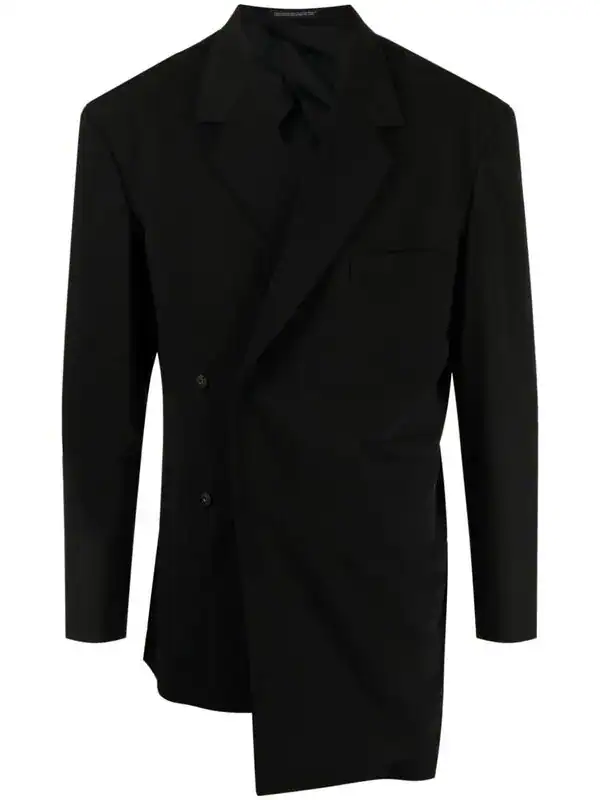 Draped-design Blazer
