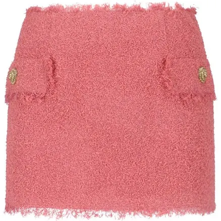 Balmain Women's Tweed Mini Skirt