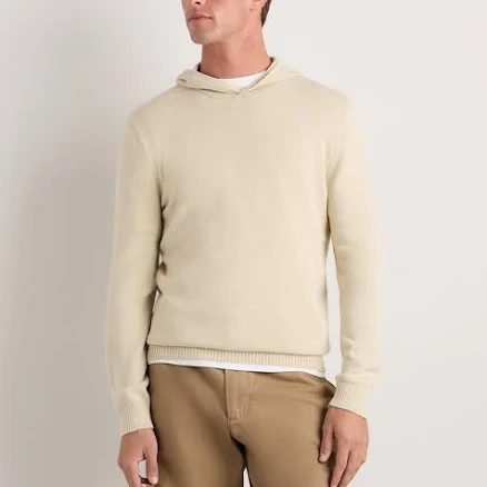 Quince Men's Alpaca-Wool Hooded Sweater