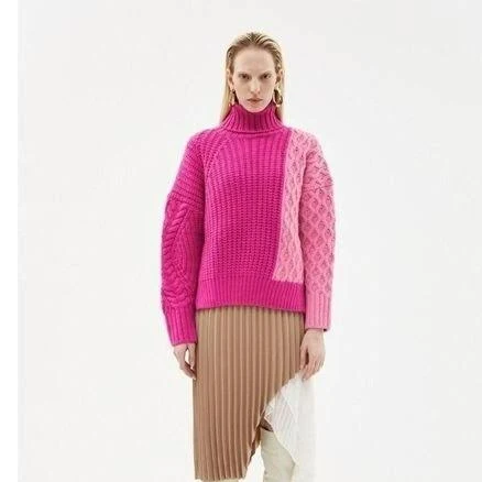 Andersson Bell Alto Wool Blend Contrast Sweater Xs