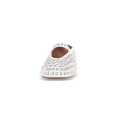 ALAÏA Strass Lambskin Ballet Flats