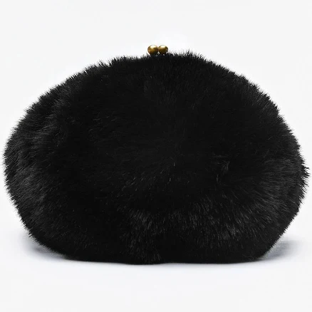 Motchiri Round Fluffy Mini Bag