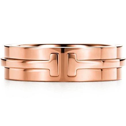 Tiffany T Wide Rose Gold Ring