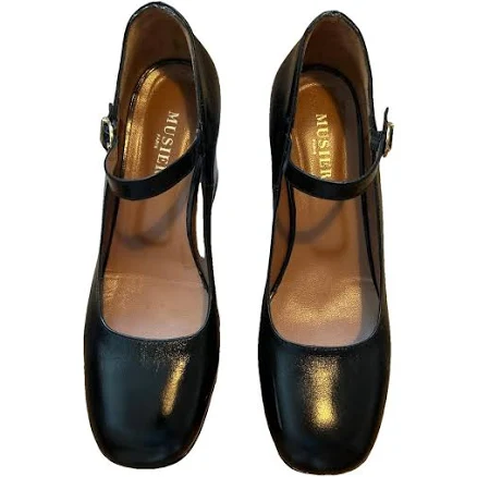 Musier Mary Jane Leather Heeled Shoes