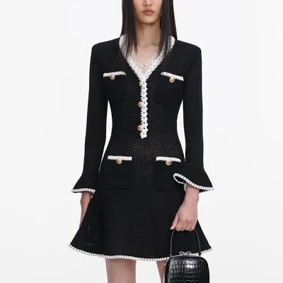 Self-Portrait Dress with Pockets