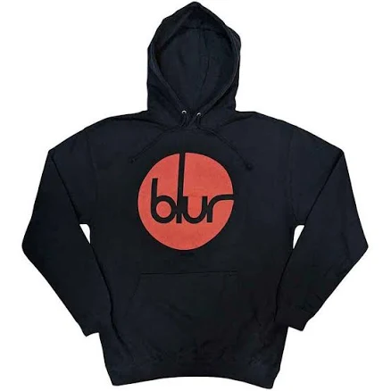 Blur 'Circle Logo' Navy Blue Pullover Hoodie