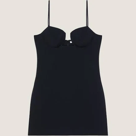Women Givenchy Cutaway Satin Mini Dress