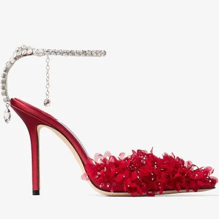 Jimmy Choo Womens Saeda 100 Mesh Pumps