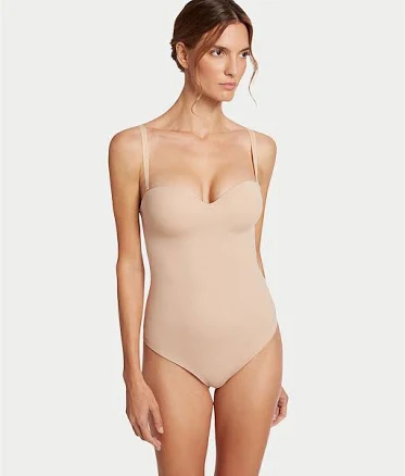 Wolford Women's Mat De Luxe Shaping Thong Bodysuit