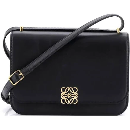 LOEWE - Goya Bag In Silk Leather Skin for Woman - Green - Silk Leather