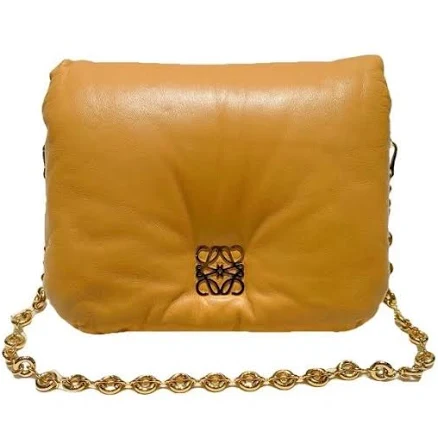 Loewe Goya Leather Shoulder Bag