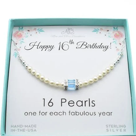 Sterling Silver Pearl Necklace
