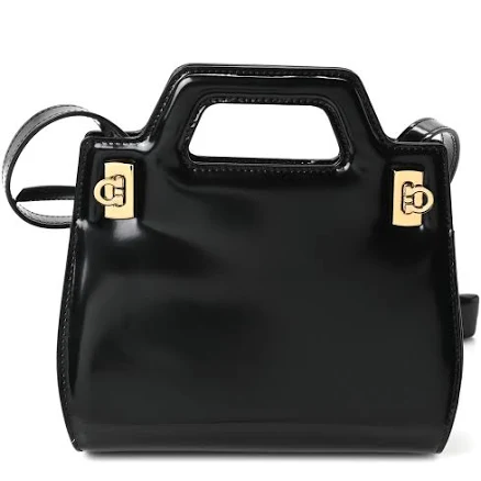 Ferragamo Wanda Mini Leather Top-Handle Bag