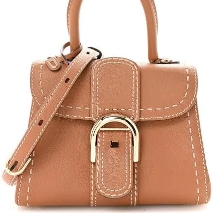 Delvaux Grained Rodeo Calfskin Surpique Mini Satchel